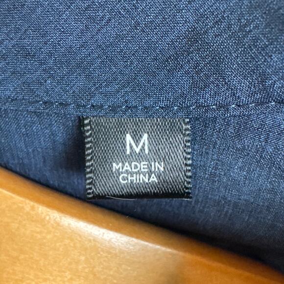 Travis Mathew Men's Blue Heathered Full Zip Performance Jacket M Athleisure Golf - Picture 9 of 12